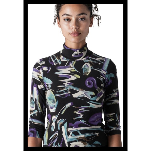 Christian Lacroix Abstract Patterned Women's Top